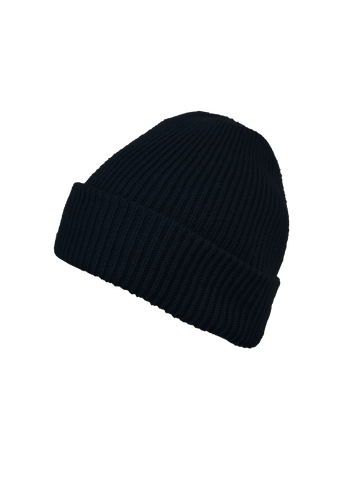 Knitted Recycle Beanie - Black