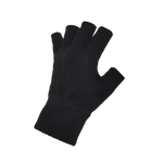 Fingerless Merino Gloves - Black