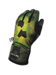 Patterned Waterproof Gloves - Geo Green