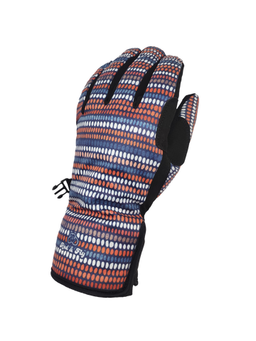 Patterned Waterproof Gloves - Stripedot