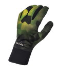Patterned Thin Gloves - Geo Green